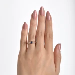 0,49 Karat Saphir Stein Ring 0,49 Karat Saphir Stein Ring