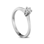 0,30 Karat G-Farbener Diamant Solitärring Lancy 0,30 Karat G-Farbener Diamant Solitärring Lancy