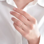 Diamant Prinzessin Stein Ring