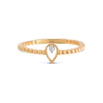 Diamant Tropfen Trend Ring