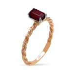 Solitär Rubin Gold Ring Solitär Rubin Gold Ring