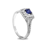 1,09 Karat Diamant Saphir Ring 1,09 Karat Diamant Saphir Ring