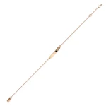 Gold Plakette Armband