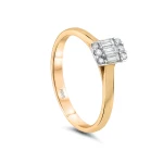 Diamant Baguette Ring Diamant Baguette Ring