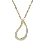 Gold Tropfen Halskette