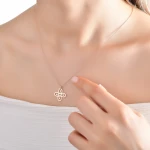 Existenz Symbol Gold Halskette (Besa Saka)