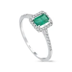 Diamant Smaragd Ring Diamant Smaragd Ring