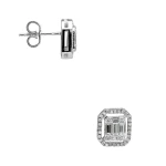 Diamant Fantasie Baguette Ohrringe Diamant Fantasie Baguette Ohrringe