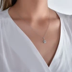 Diamant Fantasie Baguette Halskette Diamant Fantasie Baguette Halskette