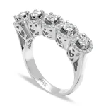 Diamant Miracle 5-Steine Ehering