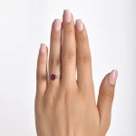 Diamant Rubin Tropfen Ring