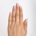 0,17 Karat Diamant Saphir Ring 0,17 Karat Diamant Saphir Ring