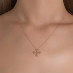 Empathie Symbol Gold Halskette (Akoma Ntoso)