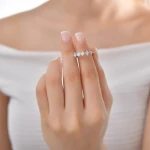 0,40 Karat Ansicht Diamant Fünf Stein Ring 0,40 Karat Ansicht Diamant Fünf Stein Ring
