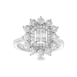 Diamant Fantasie Baguette Ring