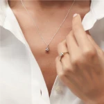 Solitär-Miracle-Diamantkette (0,40 Ct. Optik) Solitär-Miracle-Diamantkette (0,40 Ct. Optik)