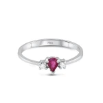 Diamant Rubin Ring