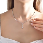 Diamant Baguette Collier Diamant Baguette Collier