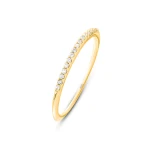 0,06 Karat Diamant Halbkreis Ehering 0,06 Karat Diamant Halbkreis Ehering