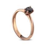 Tropfen Schwarzer Diamant Ring Tropfen Schwarzer Diamant Ring