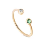 Diamant Smaragd Ring Diamant Smaragd Ring
