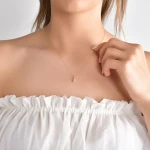 Diamant Baguette Halskette