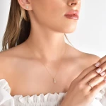 Diamant Baguette Halskette