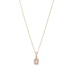 Diamant Baguette Halskette