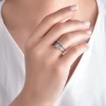 Diamant Doppel-Baguette Ring