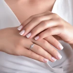 Diamant Prinzess Solitärring Trend Ring Diamant Prinzess Solitärring Trend Ring