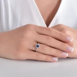 1,29 Karat Diamant Saphir Ring 1,29 Karat Diamant Saphir Ring