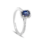 1,29 Karat Diamant Saphir Ring 1,29 Karat Diamant Saphir Ring