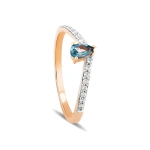 Bunter Stein Diamant Ring Bunter Stein Diamant Ring