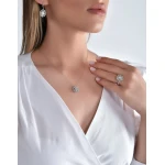 Diamant Baguette Halskette