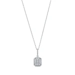 Diamant Effect Fantasie Halskette
