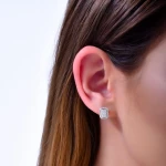 Diamant Effect Fantasie Ohrring Ragusa Diamant Effect Fantasie Ohrring Ragusa