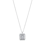 Diamant Fantasie Baguette Halskette