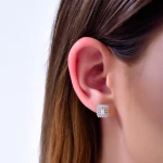 Diamant Fantasie Baguette Ohrring Diamant Fantasie Baguette Ohrring