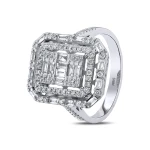 Diamant Fantasie Baguette Ring