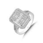 Diamant Baguette Ring Diamant Baguette Ring