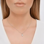 Diamant Baguette Halskette