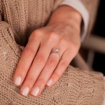 0,40 Karat G Farbe Diamant Solitär Ring Norwich