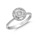 0,38 Karat Diamant Fantasie Solitärring 0,38 Karat Diamant Fantasie Solitärring