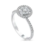 0,38 Karat Diamant Fantasie Solitärring 0,38 Karat Diamant Fantasie Solitärring