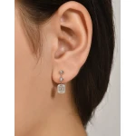 Diamant Baguette Ohrringe