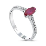 Diamant Rubin Ring