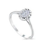 Diamant Effekt Ring