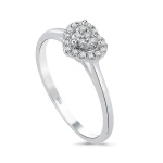 Diamant Fantasie Herz Ring