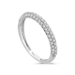0,50 Karat Diamant Halbtour Ring 0,50 Karat Diamant Halbtour Ring