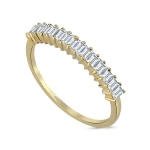 Diamant Reihiges Baguette Ring Diamant Reihiges Baguette Ring